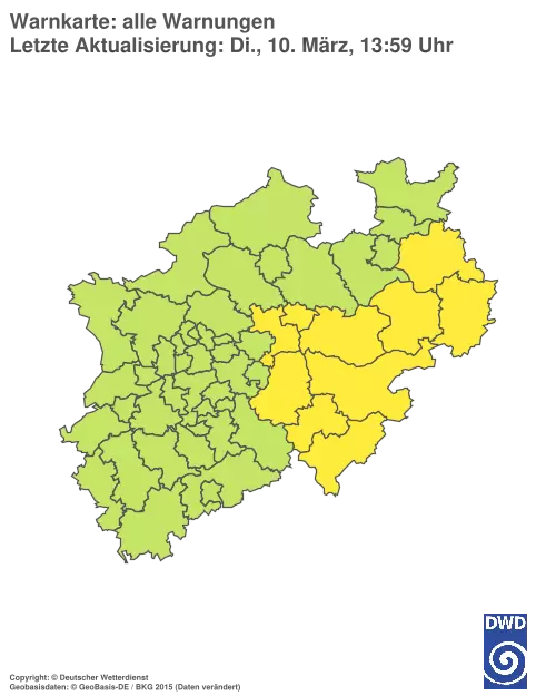 Aktuelle Wetterwarnungen für %region%