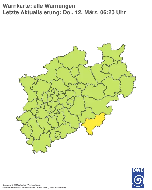 Aktuelle Wetterwarnungen für %region%