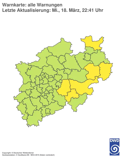 Aktuelle Wetterwarnungen für %region%