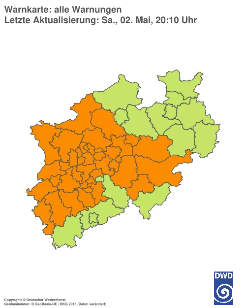Aktuelle Wetterwarnungen für %region%