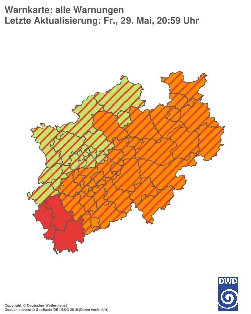 Aktuelle Wetterwarnungen für %region%