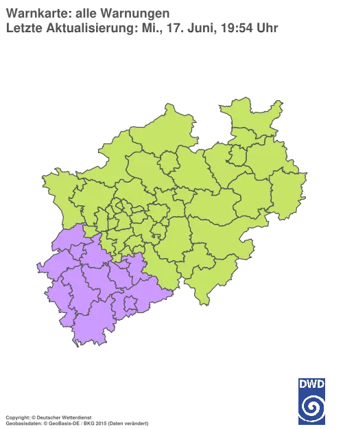 Aktuelle Wetterwarnungen für %region%