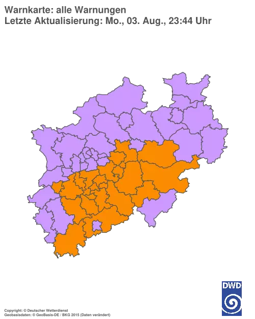 Aktuelle Wetterwarnungen für %region%