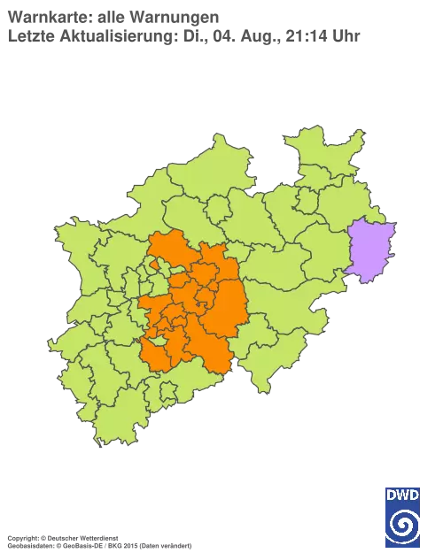 Aktuelle Wetterwarnungen für %region%