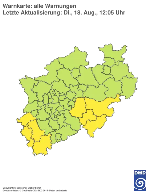 Aktuelle Wetterwarnungen für %region%