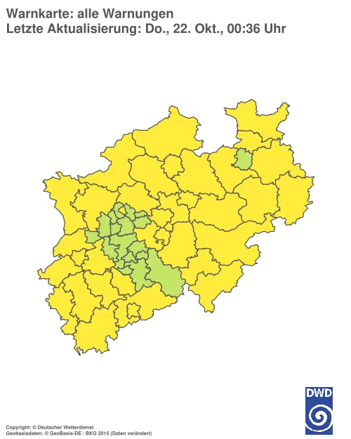 Aktuelle Wetterwarnungen für %region%